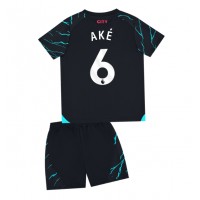 Manchester City Nathan Ake #6 Replica Third Minikit 2023-24 Short Sleeve (+ pants)